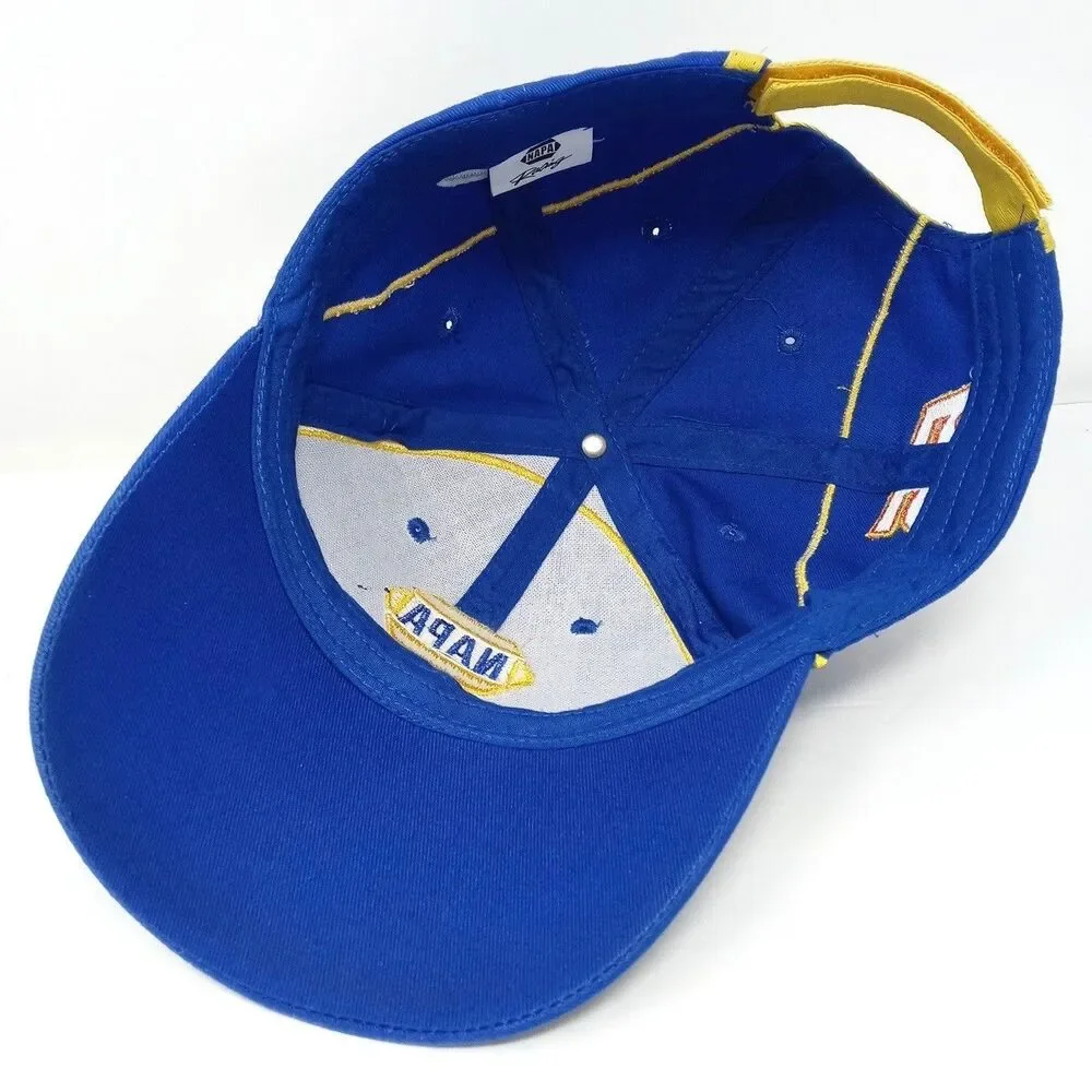 NAPA Racing #55 Michael Waltrip Blue Adjustable Strapback Hat Cap NASCAR